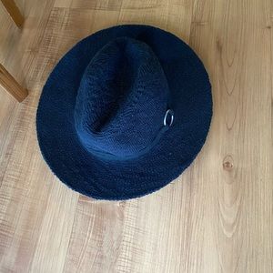 COPY - Saks Fifth Avenue Adjustable Fit Band Black Hat.